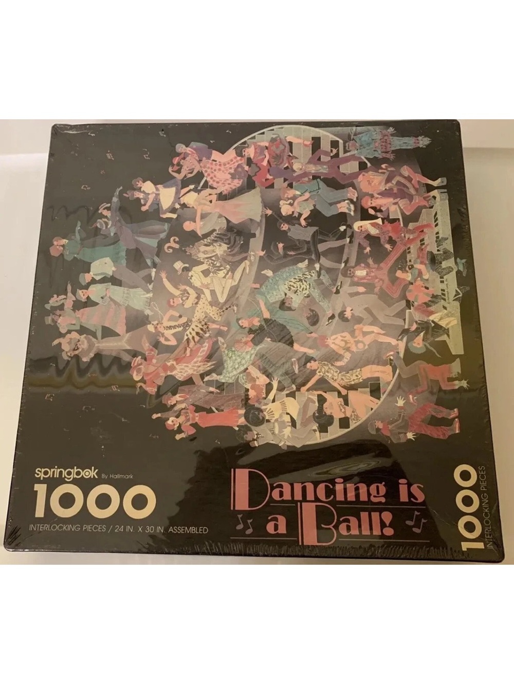 Springbok Dancing Is a Ball 1000-Piece Puzzle - Black & Multicolor